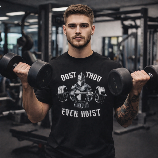 Dost Thou Even Hoist Shirt Gym Deadlift Bodybuilder T-Shirt