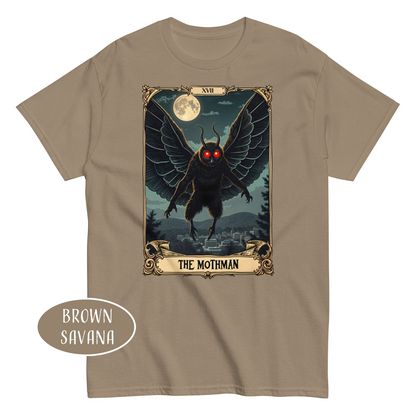 Mothman Tarot Card T-Shirt | Cryptid Tarot Graphic Tee