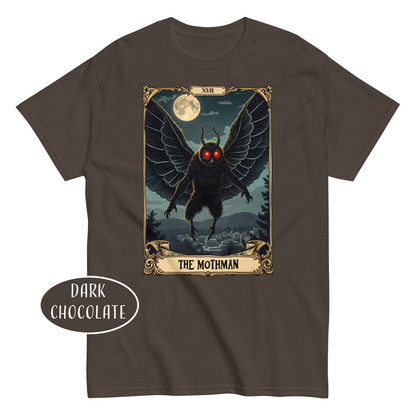 Mothman Tarot Card T-Shirt | Cryptid Tarot Graphic Tee
