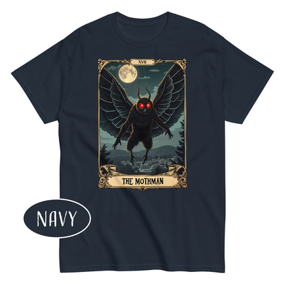 Mothman Tarot Card T-Shirt | Cryptid Tarot Graphic Tee