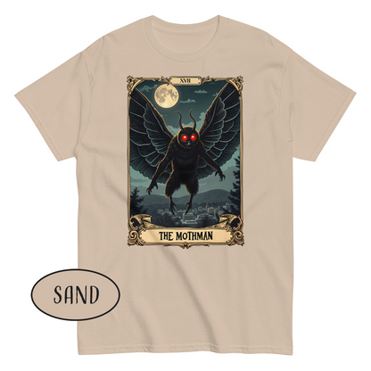 Mothman Tarot Card T-Shirt | Cryptid Tarot Graphic Tee