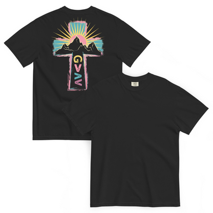 God Is Greater Than The Highs and Lows T-Shirt | Retro Sun Faith Tee