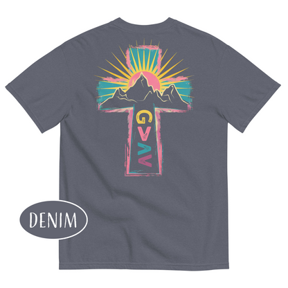 God Is Greater Than The Highs and Lows T-Shirt | Retro Sun Faith Tee