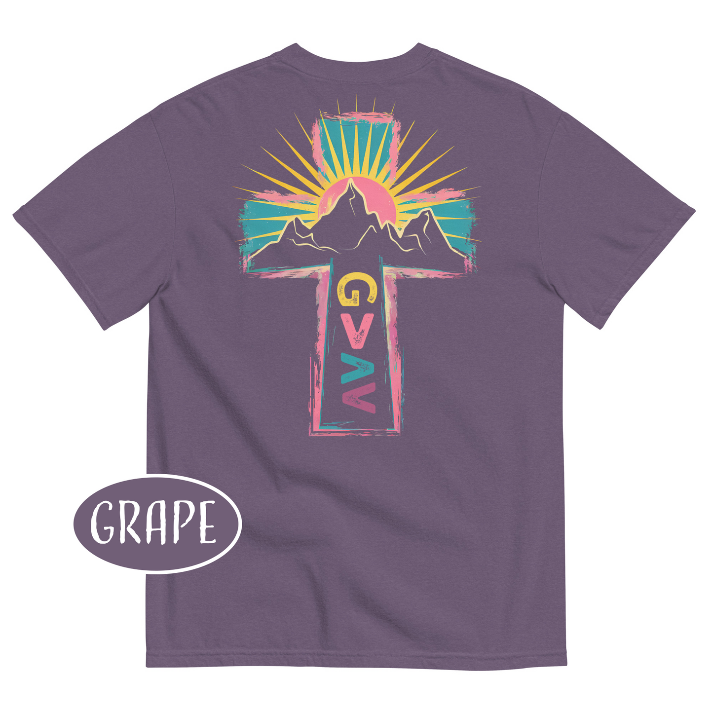 God Is Greater Than The Highs and Lows T-Shirt | Retro Sun Faith Tee