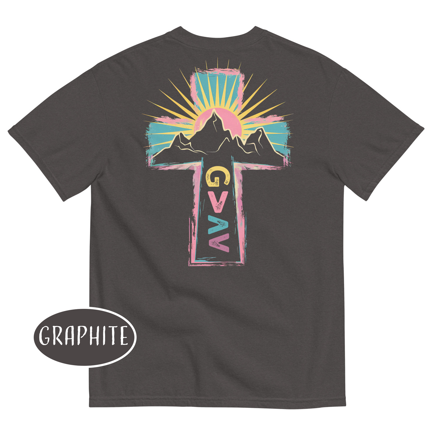 God Is Greater Than The Highs and Lows T-Shirt | Retro Sun Faith Tee