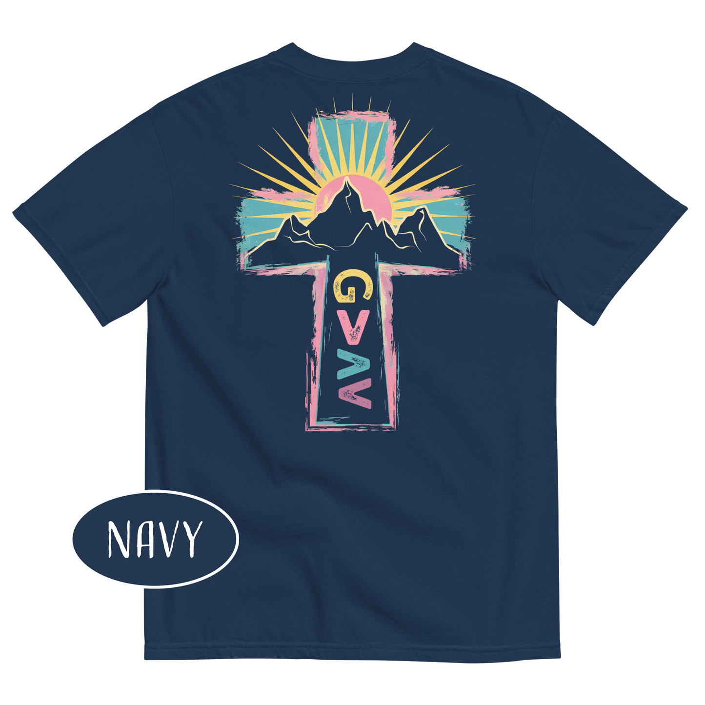 God Is Greater Than The Highs and Lows T-Shirt | Retro Sun Faith Tee