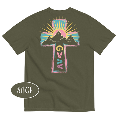 God Is Greater Than The Highs and Lows T-Shirt | Retro Sun Faith Tee